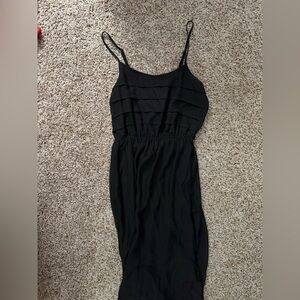 Wet Seal Black Strappy Midi Dress